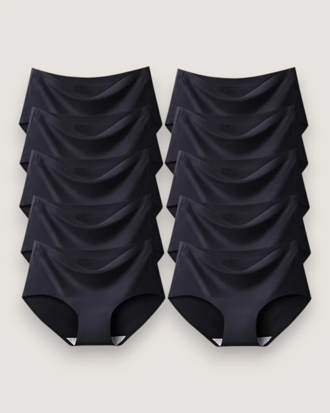 10-Pack: Seamless Mid-Rise Briefs - Voldina