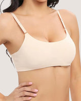 2-Pack: Seamless Ice Silk Petite Bralettes - Voldina