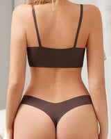 2-Pack: Seamless Ice Silk Petite Bralettes - Voldina