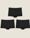 3-Pack: Seamless High-Rise Boyshort Briefs - Voldina