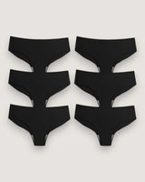 6-Pack: Seamless Mid-Rise Briefs - Voldina