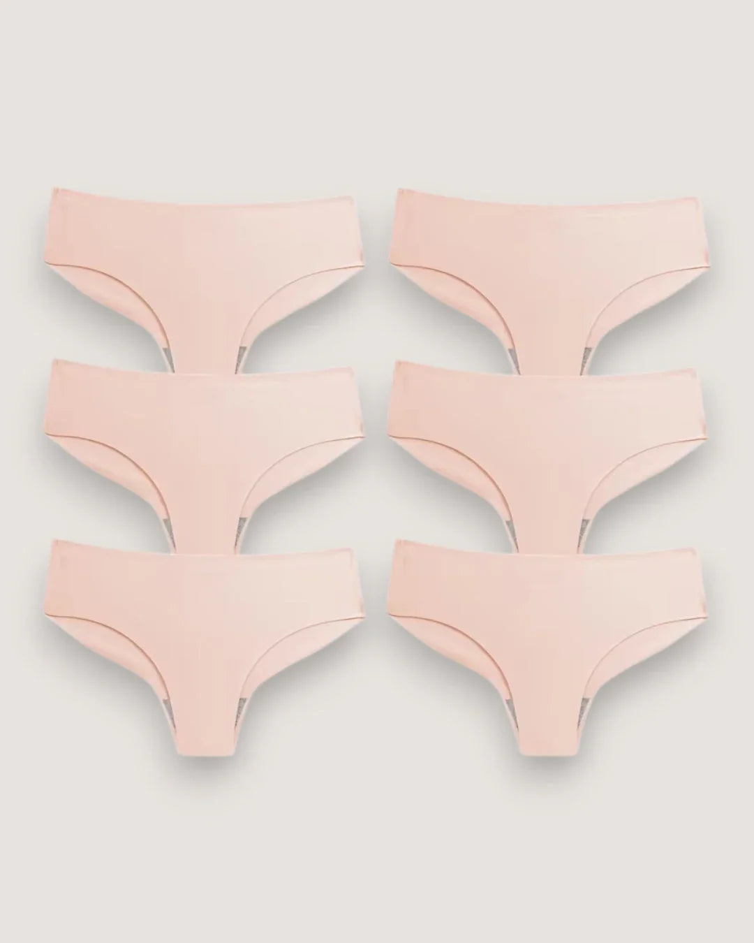 6-Pack: Seamless Mid-Rise Briefs - Voldina