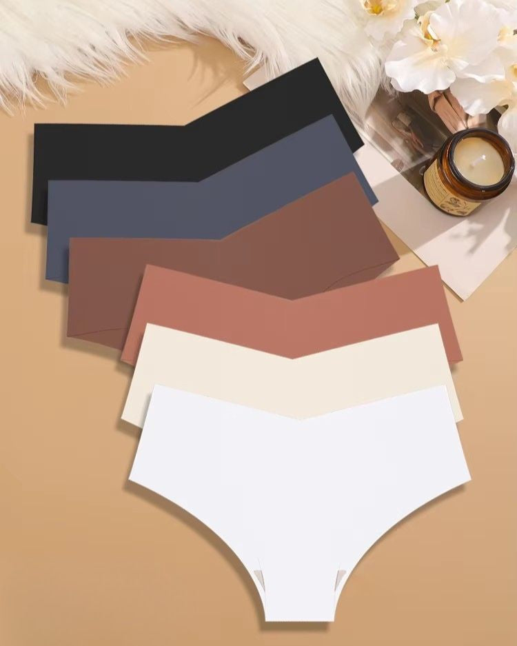 6-Pack: Seamless V-Waist Low-Rise Briefs - Voldina