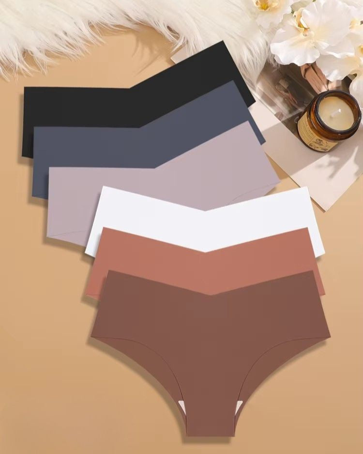 6-Pack: Seamless V-Waist Low-Rise Briefs - Voldina
