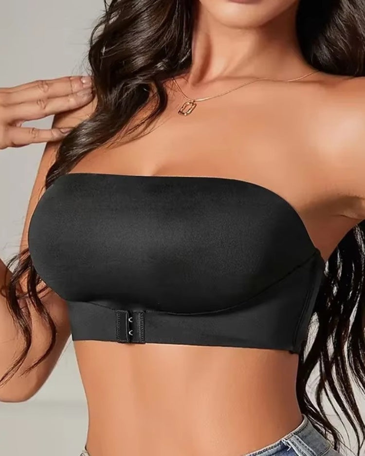 Front-Clasp Strapless Lift Bra - Voldina