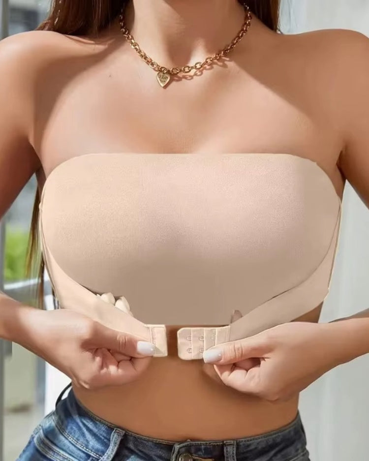 Front-Clasp Strapless Lift Bra - Voldina