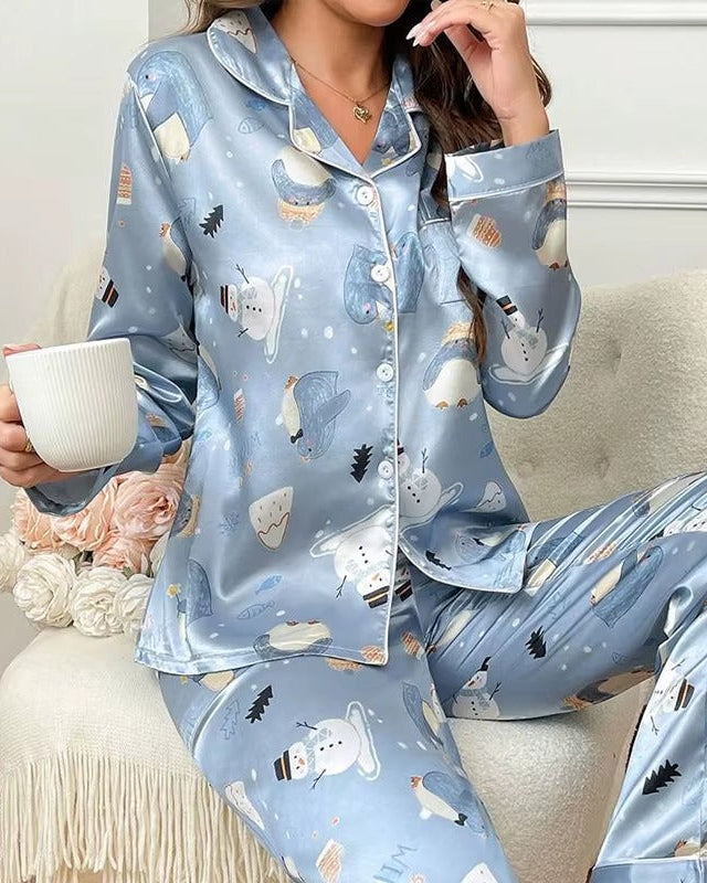 Frosty Penguin Winter Lounge Set - Voldina