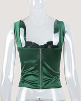Square Neck Corset Top - Voldina