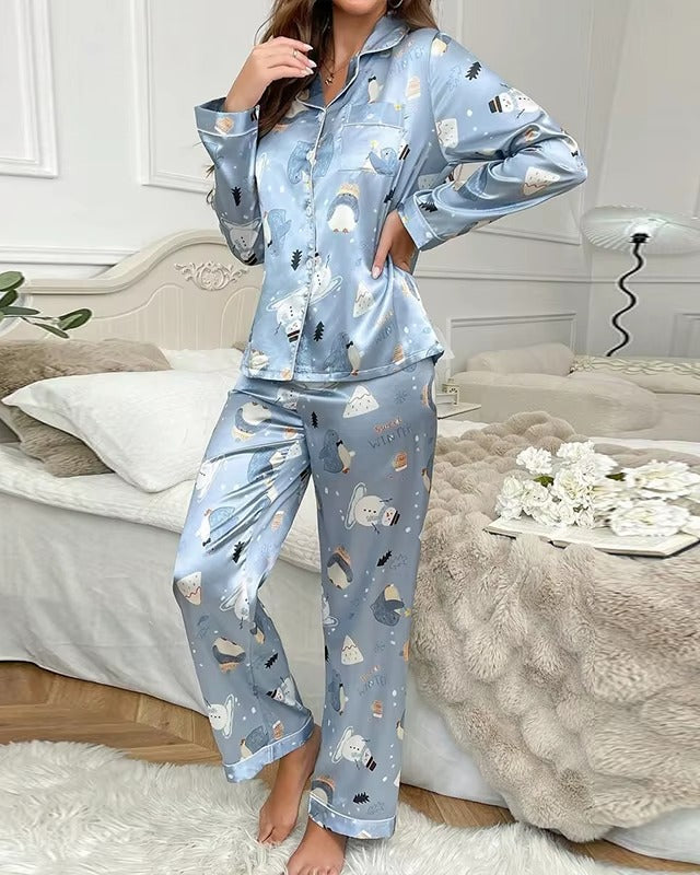 Frosty Penguin Winter Lounge Set - Voldina