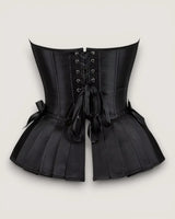 Satin Jacquard Corset Top - Voldina