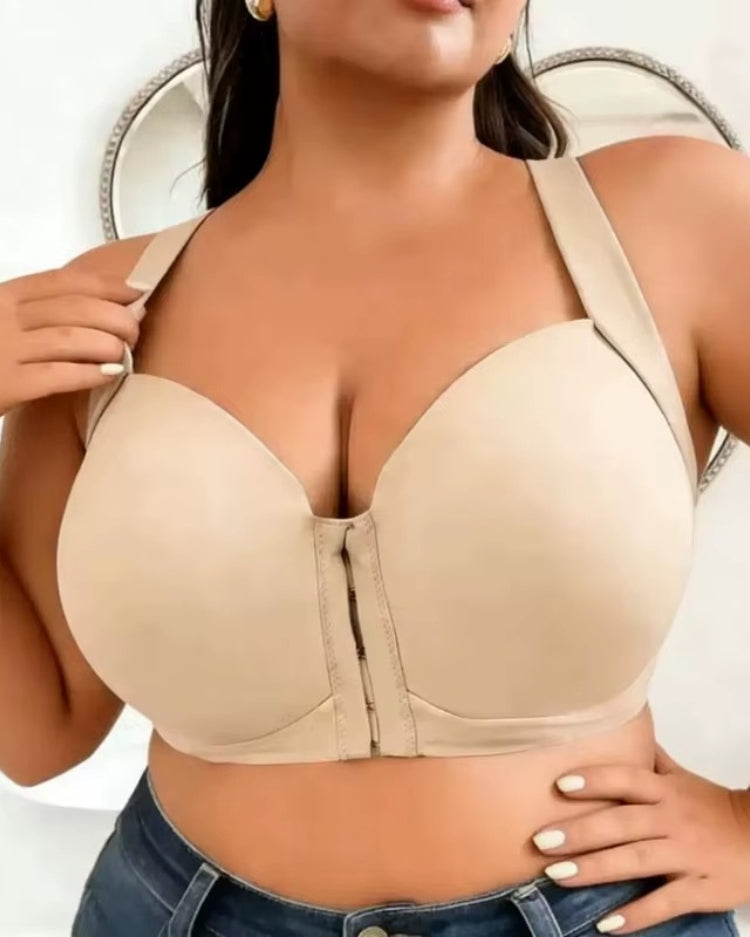 Seamless Front-Closure Minimizer Bra - Voldina