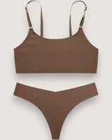 Seamless Minimalist Bralette Set - Voldina