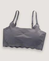 Seamless Wavy-Edge Comfort Bralette - Voldina