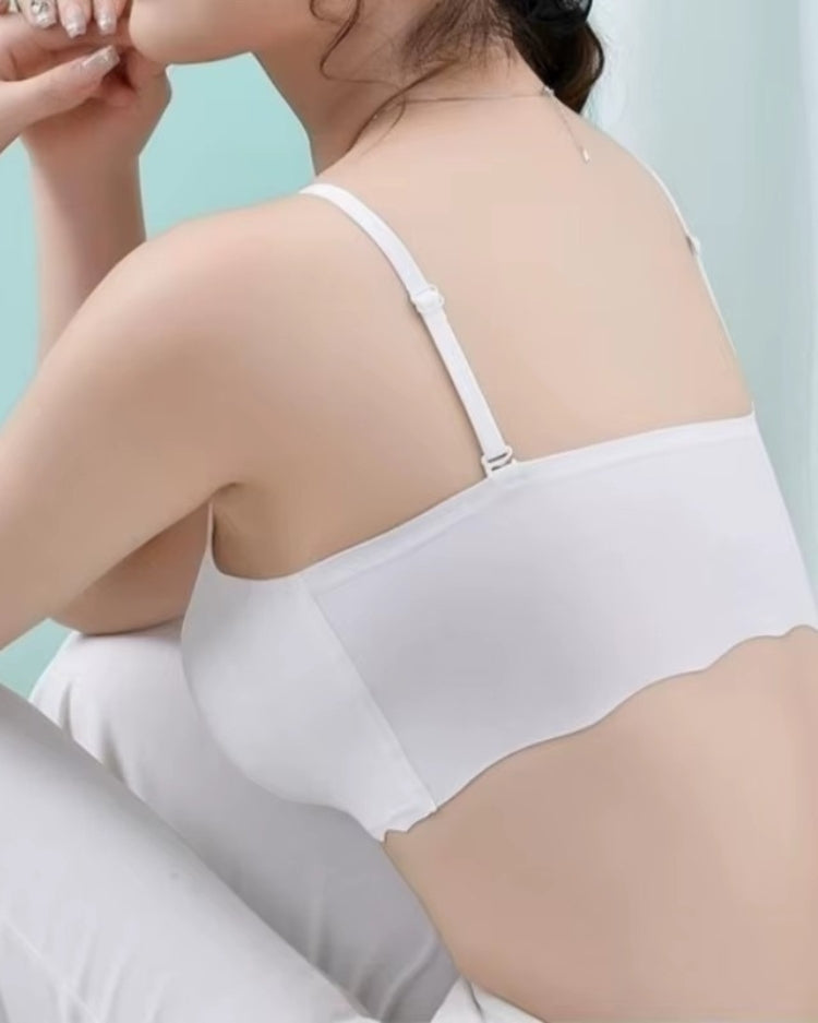 Seamless Wavy-Edge Comfort Bralette - Voldina