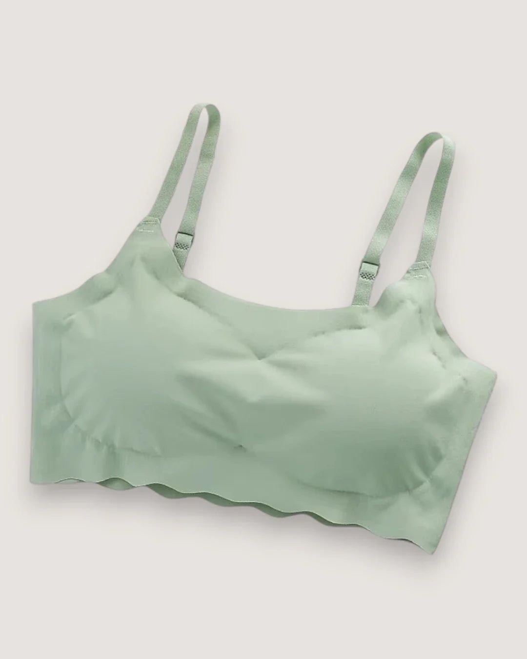 Seamless Wavy-Edge Comfort Bralette - Voldina