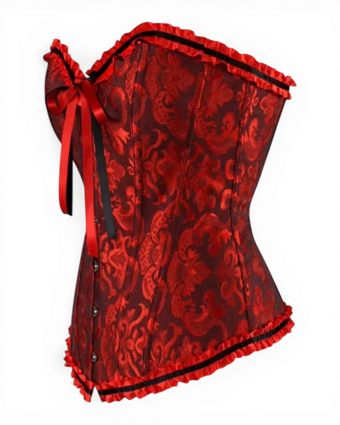 Structured Damask Corset Top - Voldina