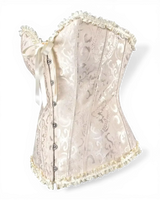 Structured Damask Corset Top - Voldina