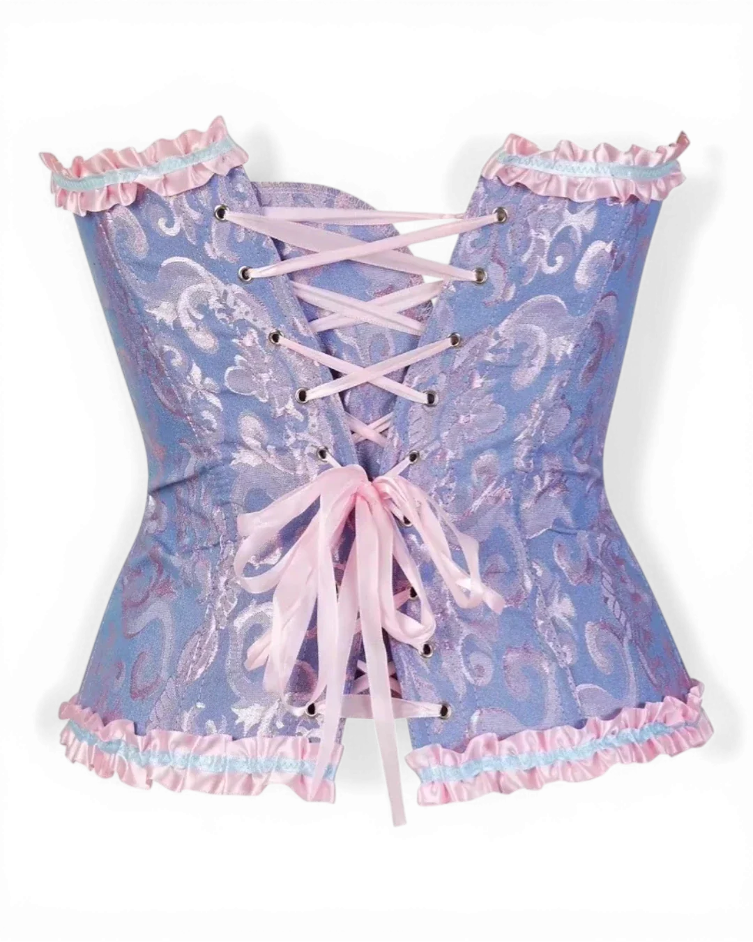 Structured Damask Corset Top - Voldina