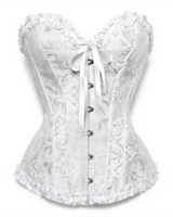 Structured Damask Corset Top - Voldina