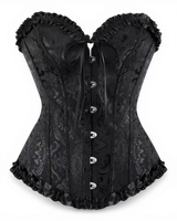Structured Damask Corset Top - Voldina
