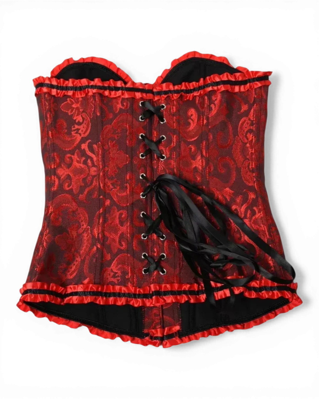 Structured Damask Corset Top - Voldina