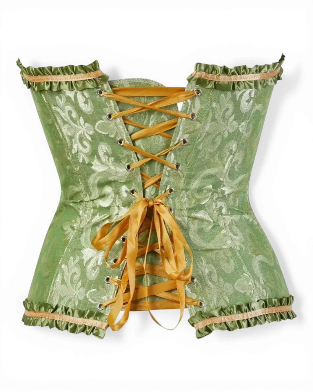 Structured Damask Corset Top - Voldina