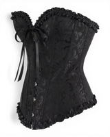 Structured Damask Corset Top - Voldina
