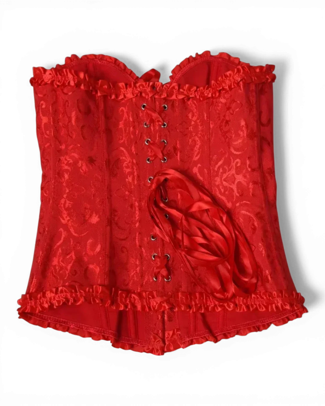 Structured Damask Corset Top - Voldina