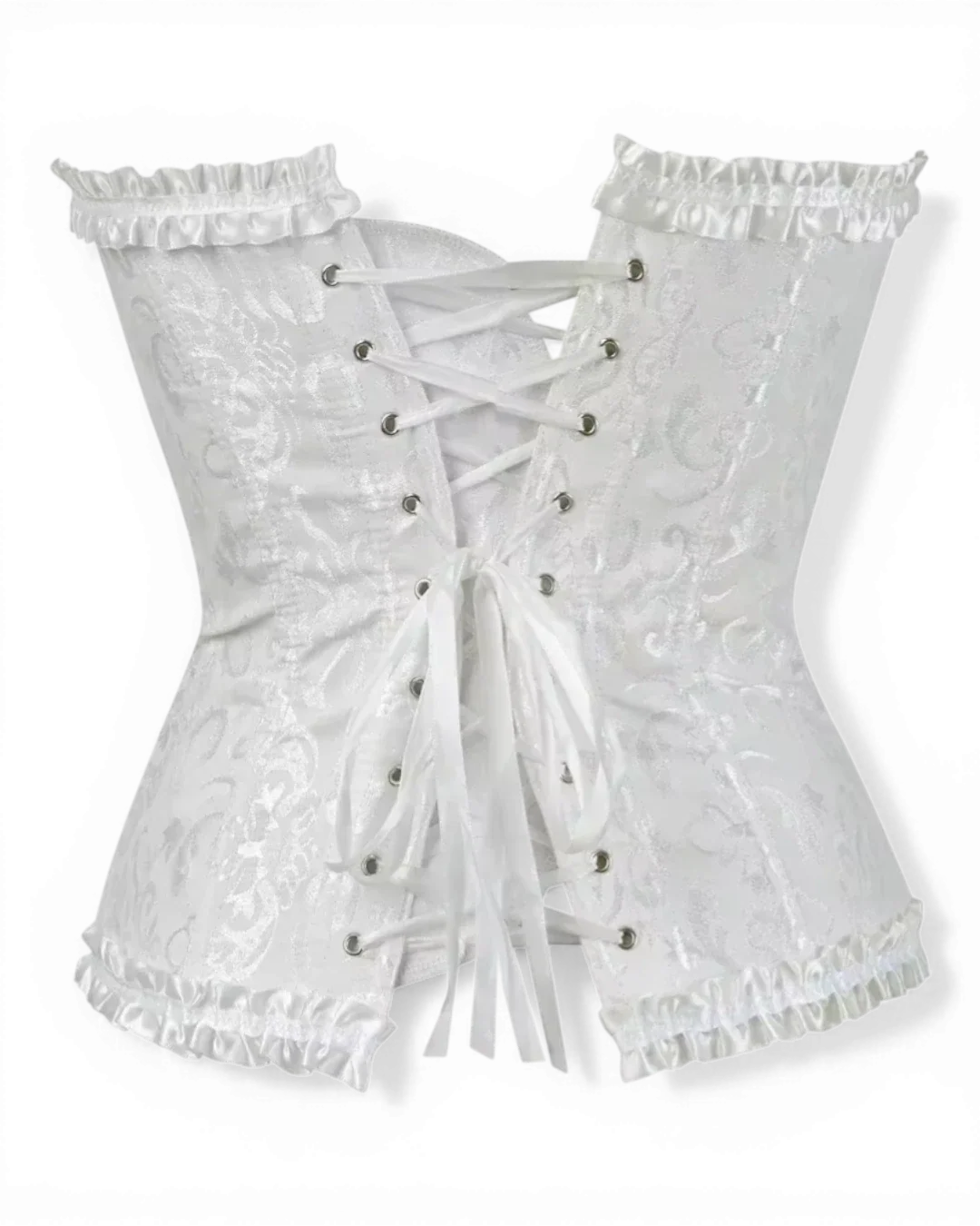 Structured Damask Corset Top - Voldina