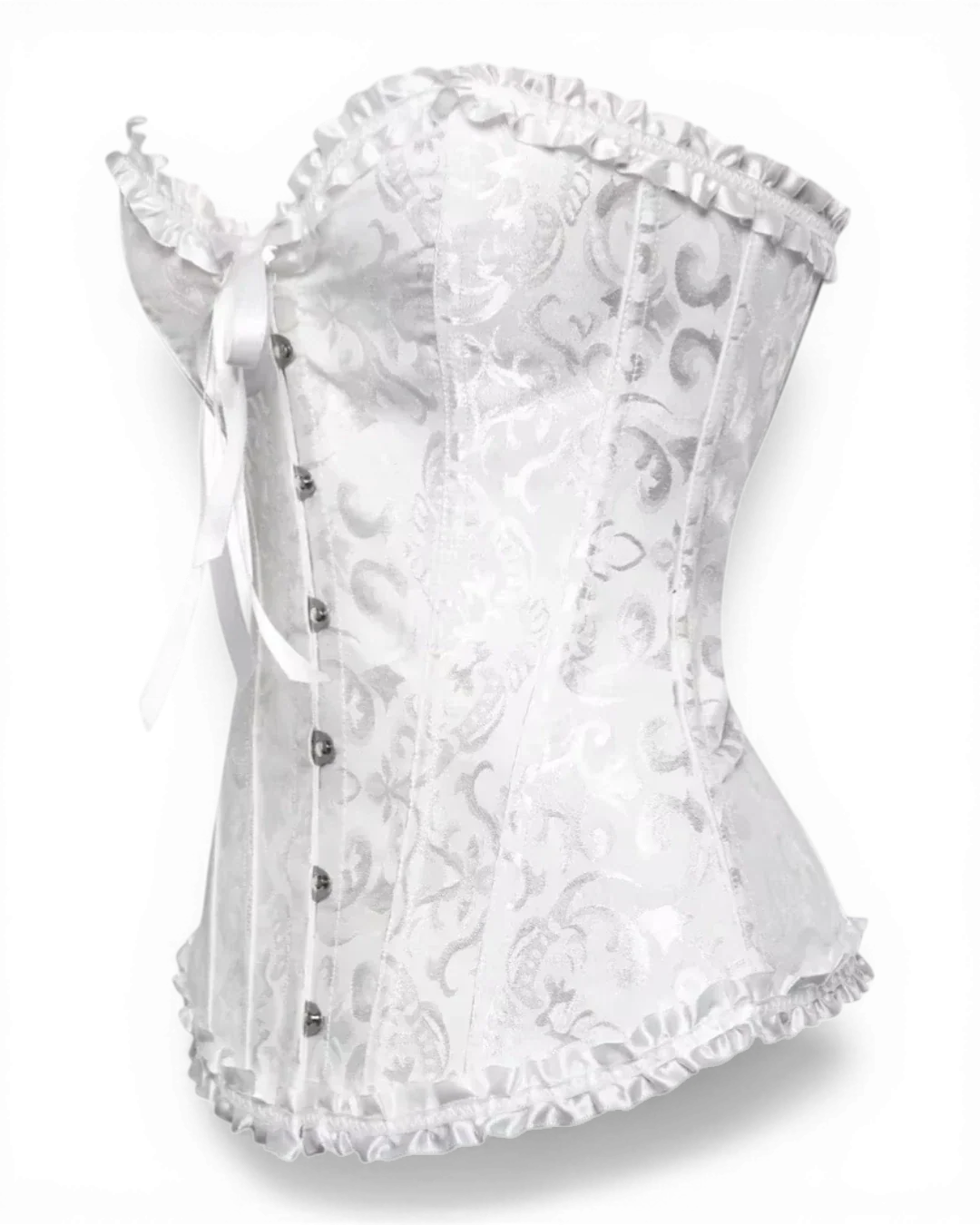 Structured Damask Corset Top - Voldina