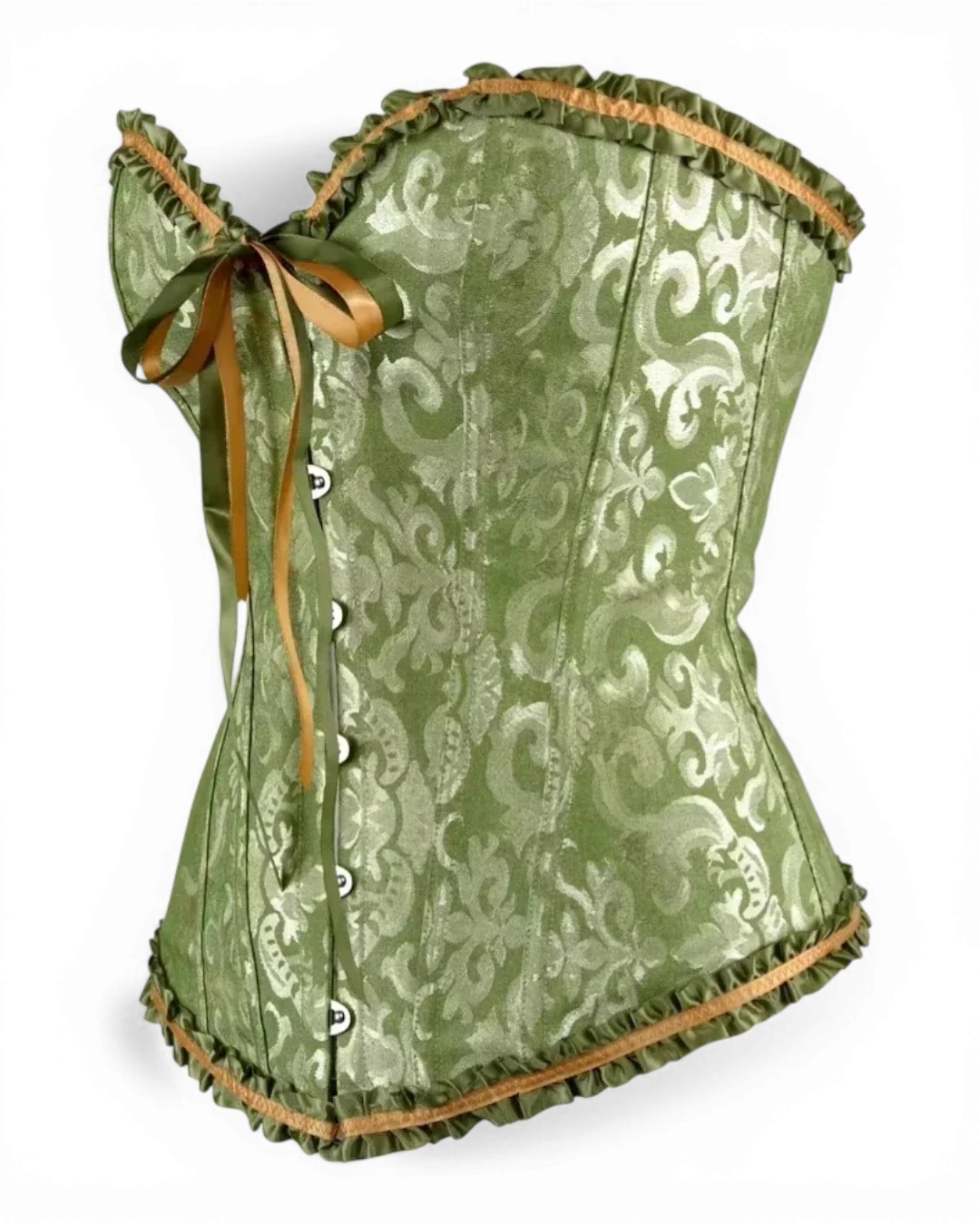 Structured Damask Corset Top - Voldina