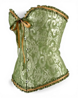 Structured Damask Corset Top - Voldina