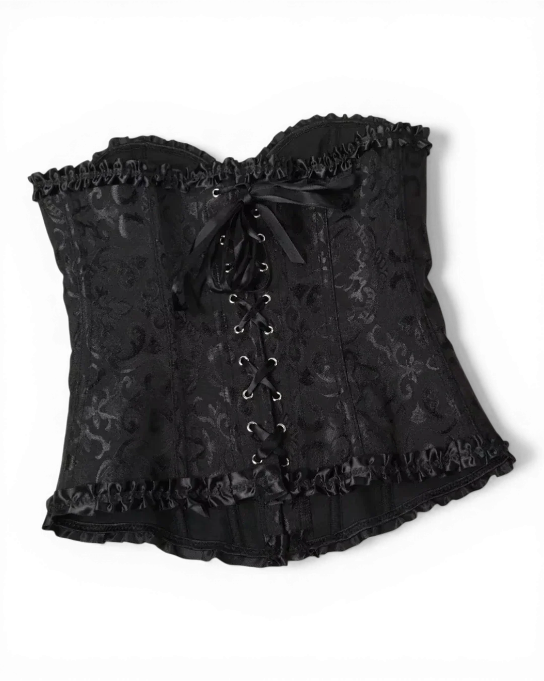 Structured Damask Corset Top - Voldina