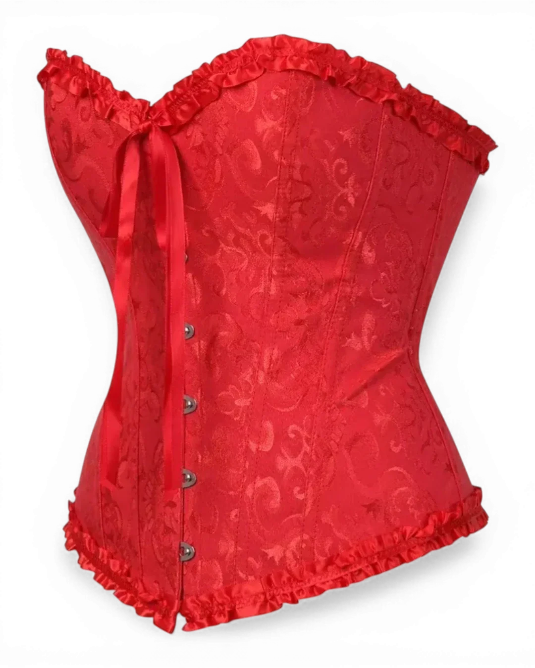 Structured Damask Corset Top - Voldina