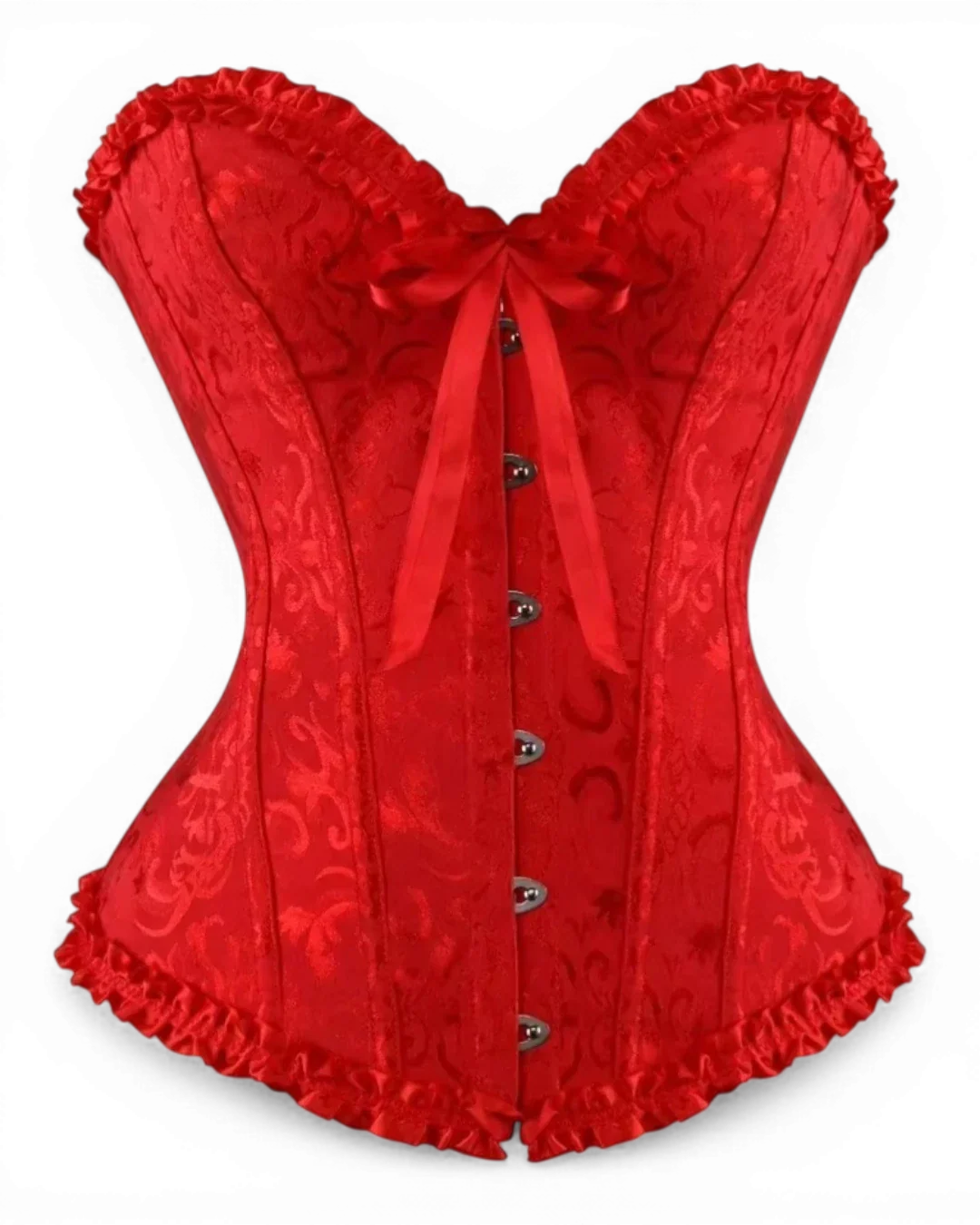 Structured Damask Corset Top - Voldina