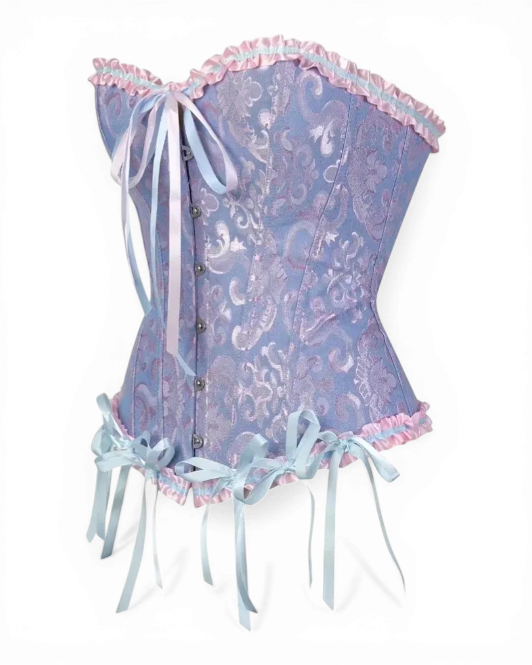 Structured Damask Corset Top - Voldina