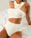 Asymmetric Cut-Out One-Piece - Voldina