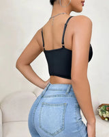 Floral Tulle Corset Top - Voldina
