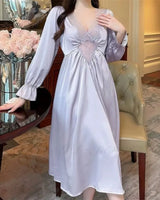 French Court Long Nightdress - Voldina