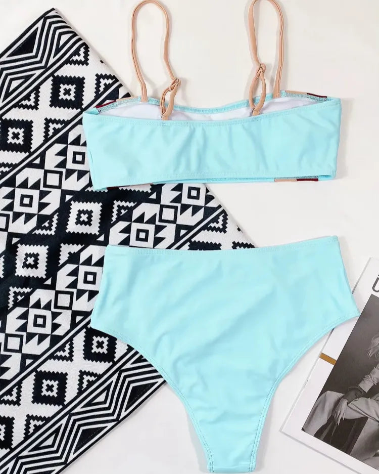 High-Waist Bikini Set - Voldina