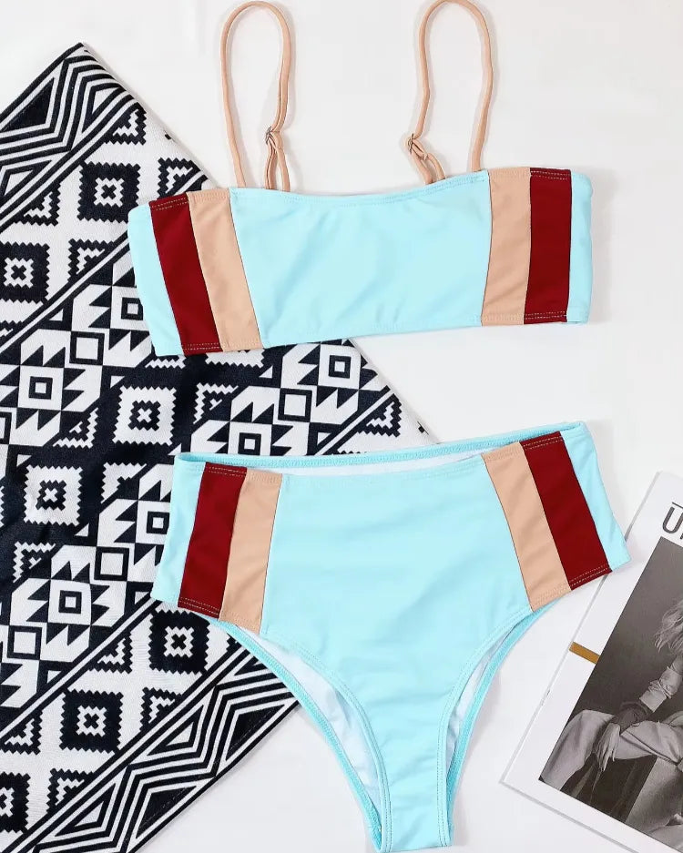 High-Waist Bikini Set - Voldina