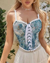 Jacquard Corset Top - Voldina