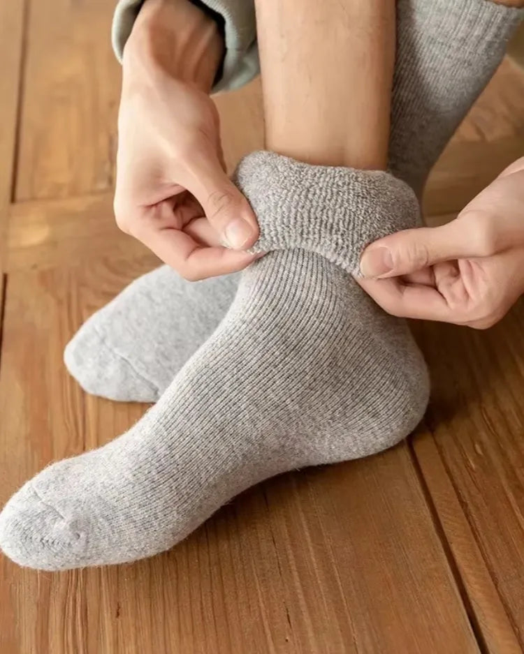 Plush Thermal Cabin Socks (3-Pack) - Voldina