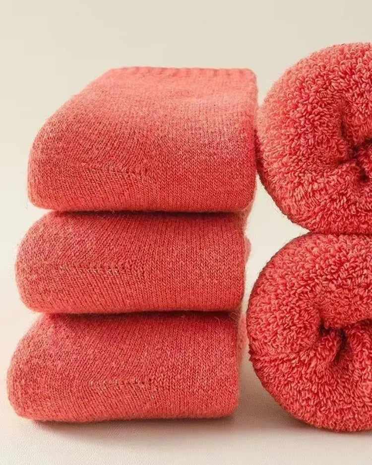 Plush Thermal Cabin Socks (3-Pack) - Voldina