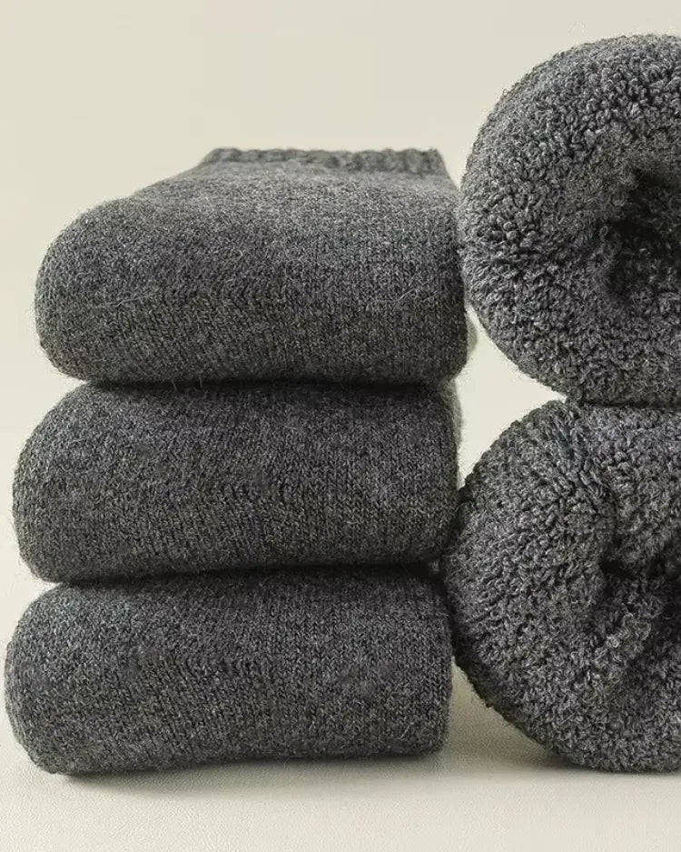 Plush Thermal Cabin Socks (3-Pack) - Voldina
