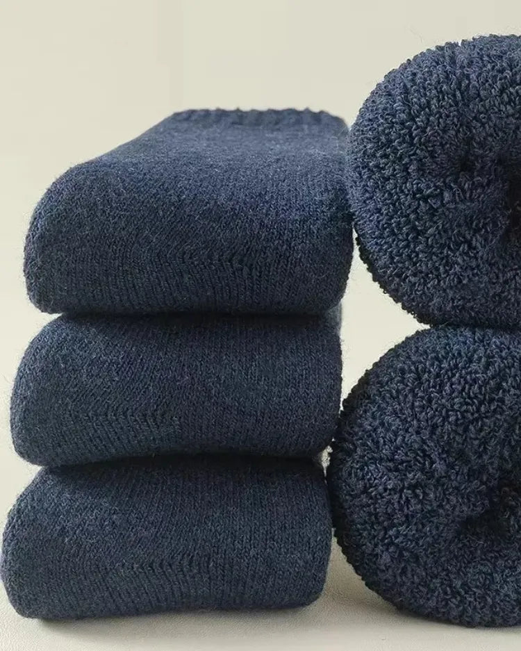 Plush Thermal Cabin Socks (3-Pack) - Voldina
