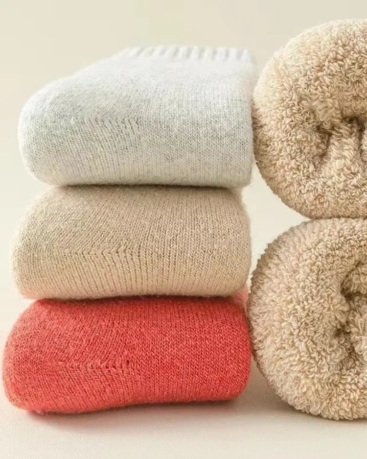 Plush Thermal Cabin Socks (3-Pack) - Voldina