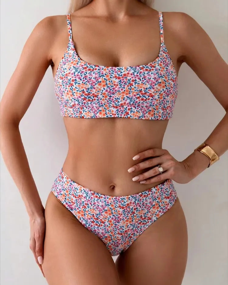 Regular-Waist Bikini Set - Voldina