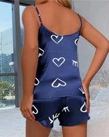 Satin Cami Pyjama Set - Voldina