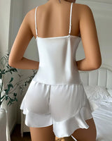 Satin Camisole Pyjama Set - Voldina